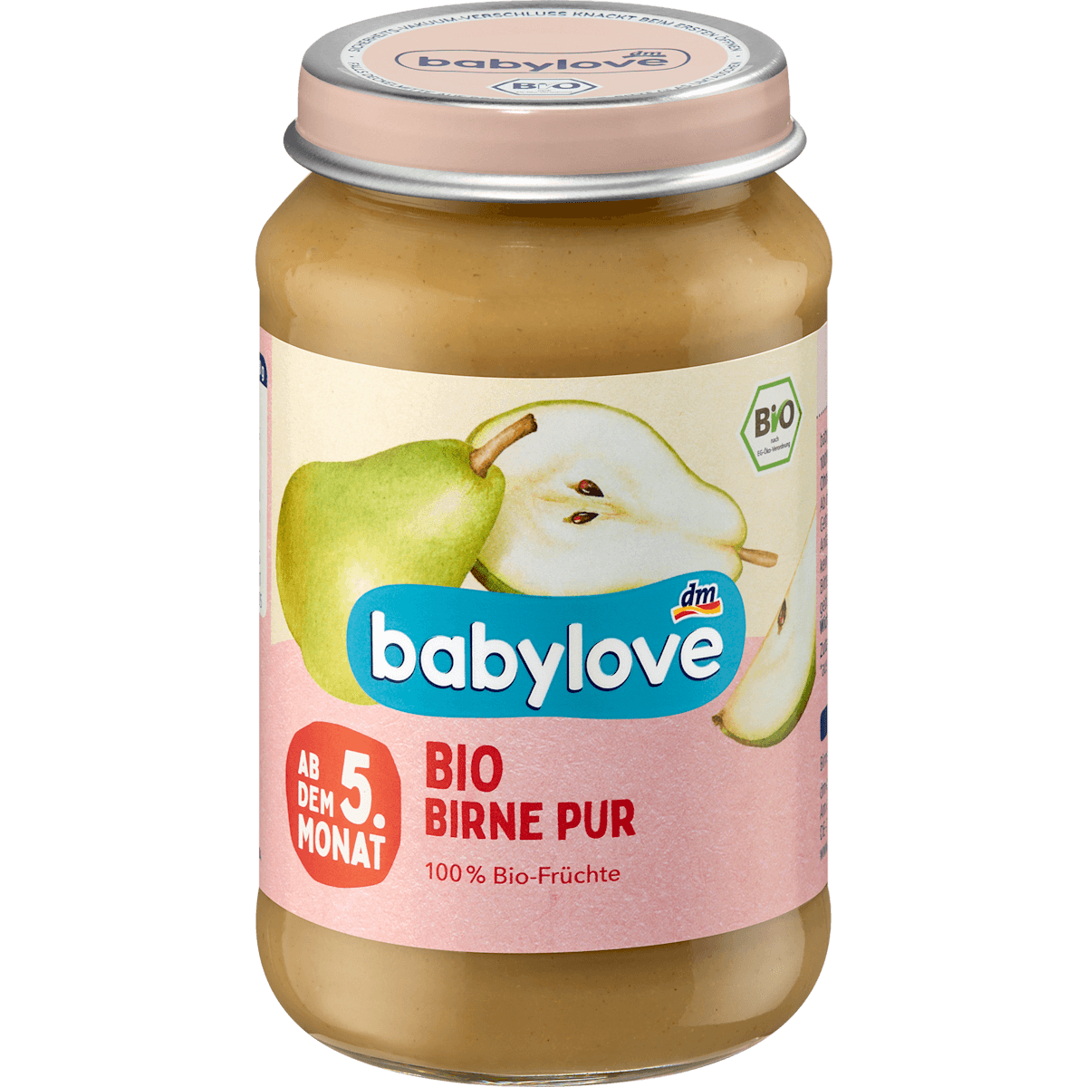 babylove purée poire pure dès le 5e mois 190 g — produit allemand authentique au Maroc