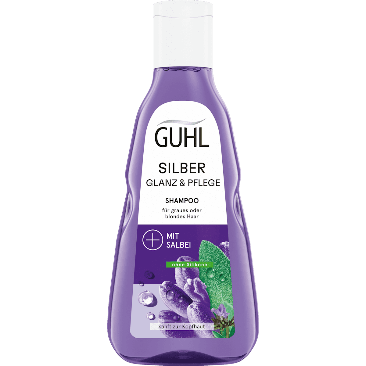 GUHL Shampooing Éclat argenté cheveux gris & blancs, 250 ml — منتج ألماني أصلي في المغرب