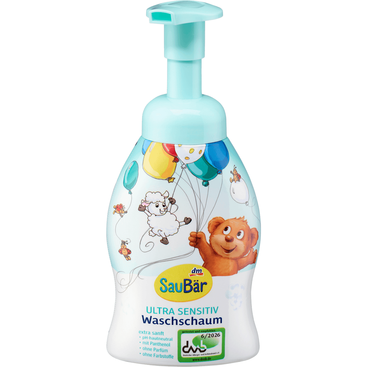 SauBär mousse lavante ultra sensitive, 250 ml — produit allemand authentique au Maroc
