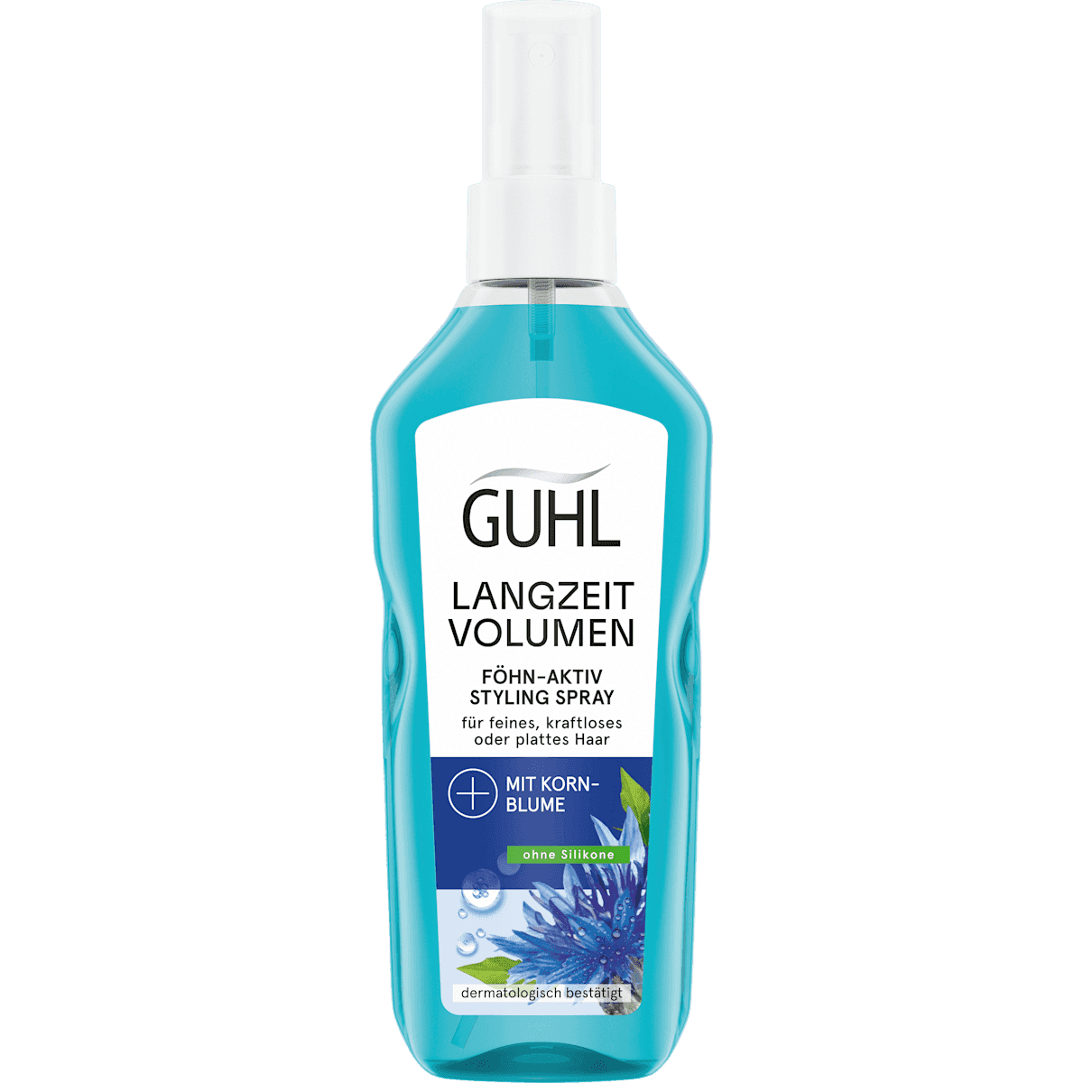 GUHL Spray brushing Volume longue durée cheveux fins, 150 ml — produit allemand authentique au Maroc