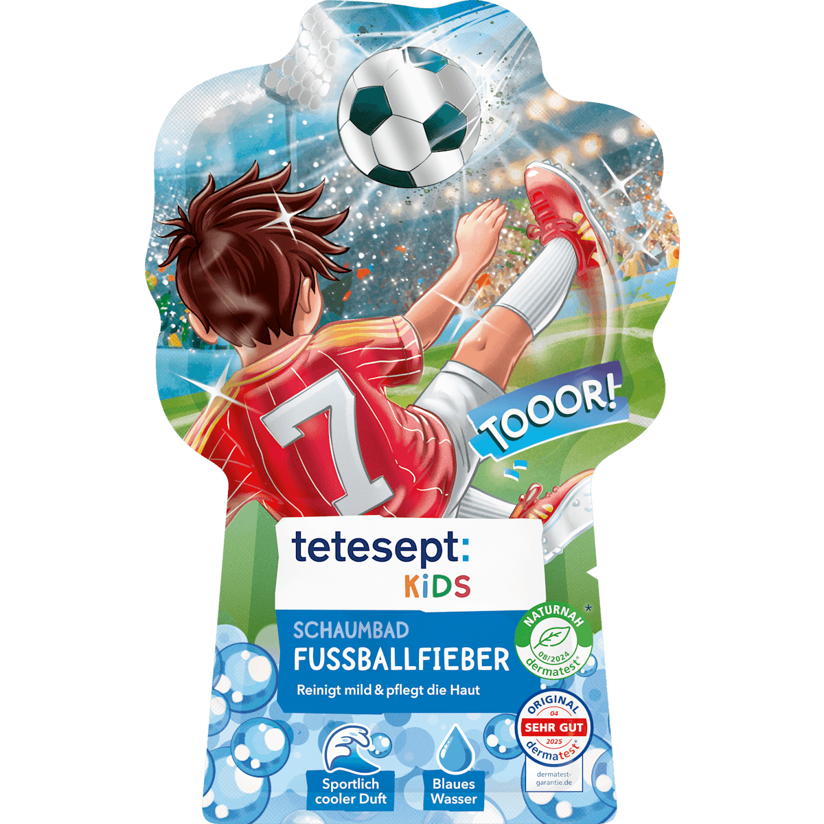 tetesept : KIDS Bain moussant Fièvre du football, 40 ml — produit allemand authentique au Maroc