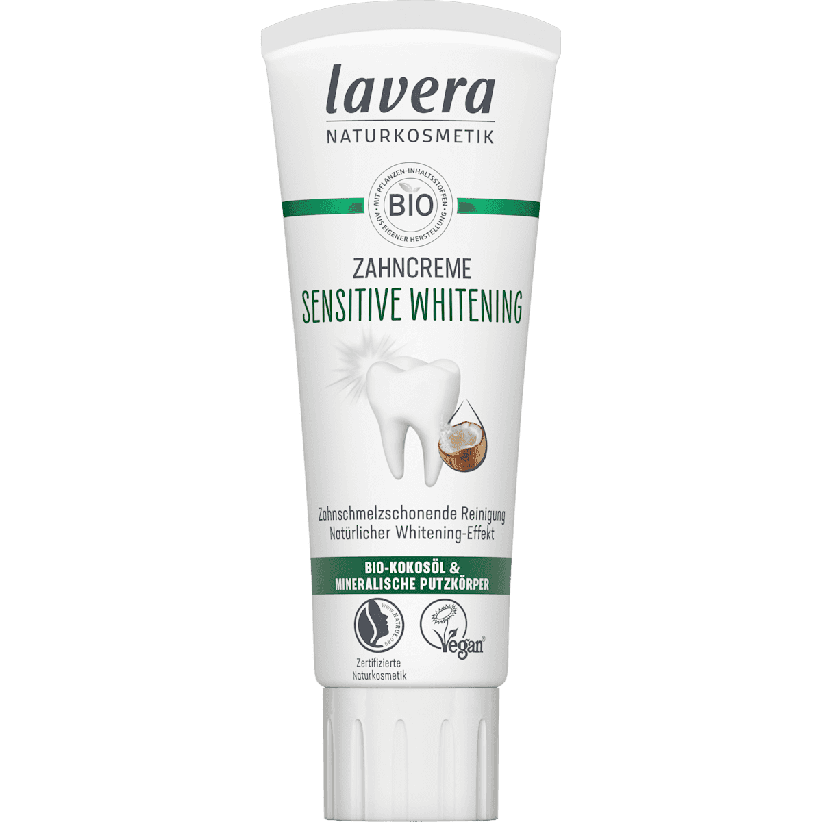 lavera NATURKOSMETIK Dentifrice Senstive Whitening, 75 ml — منتج ألماني أصلي في المغرب