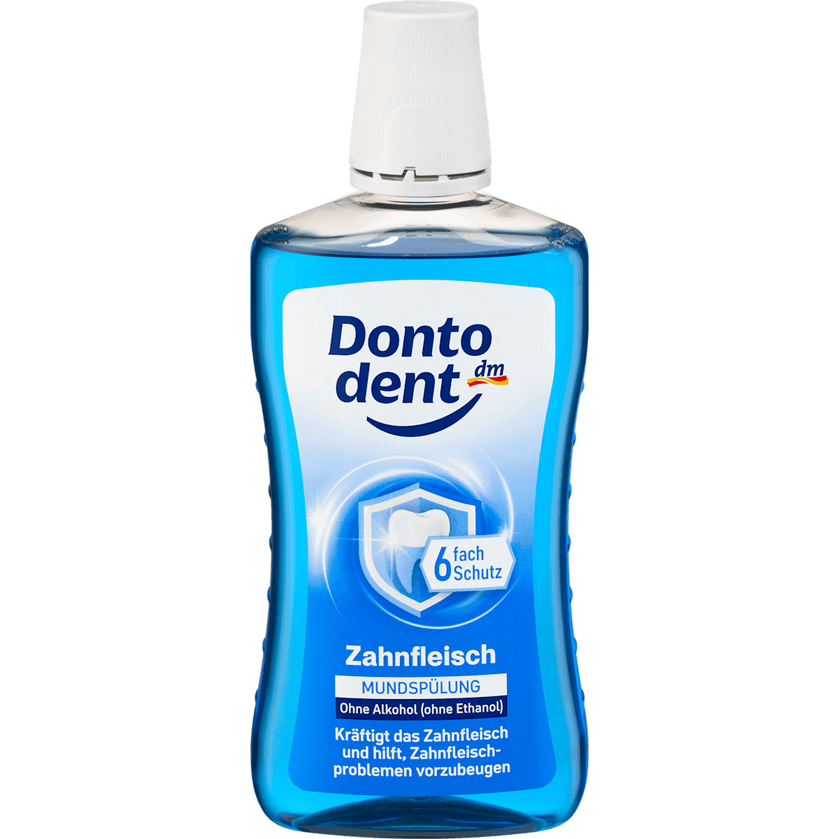 Dontodent bain de bouche soin gencives protection 6 en 1 500 ml — منتج ألماني أصلي في المغرب