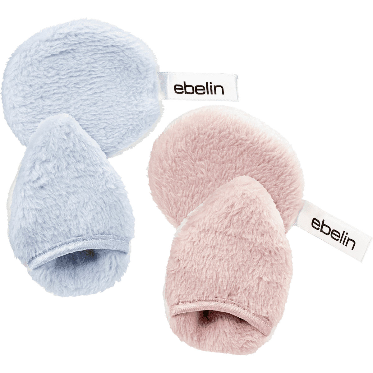 ebelin Tampons démaquillants en microfibre, 2 pcs — produit allemand authentique au Maroc