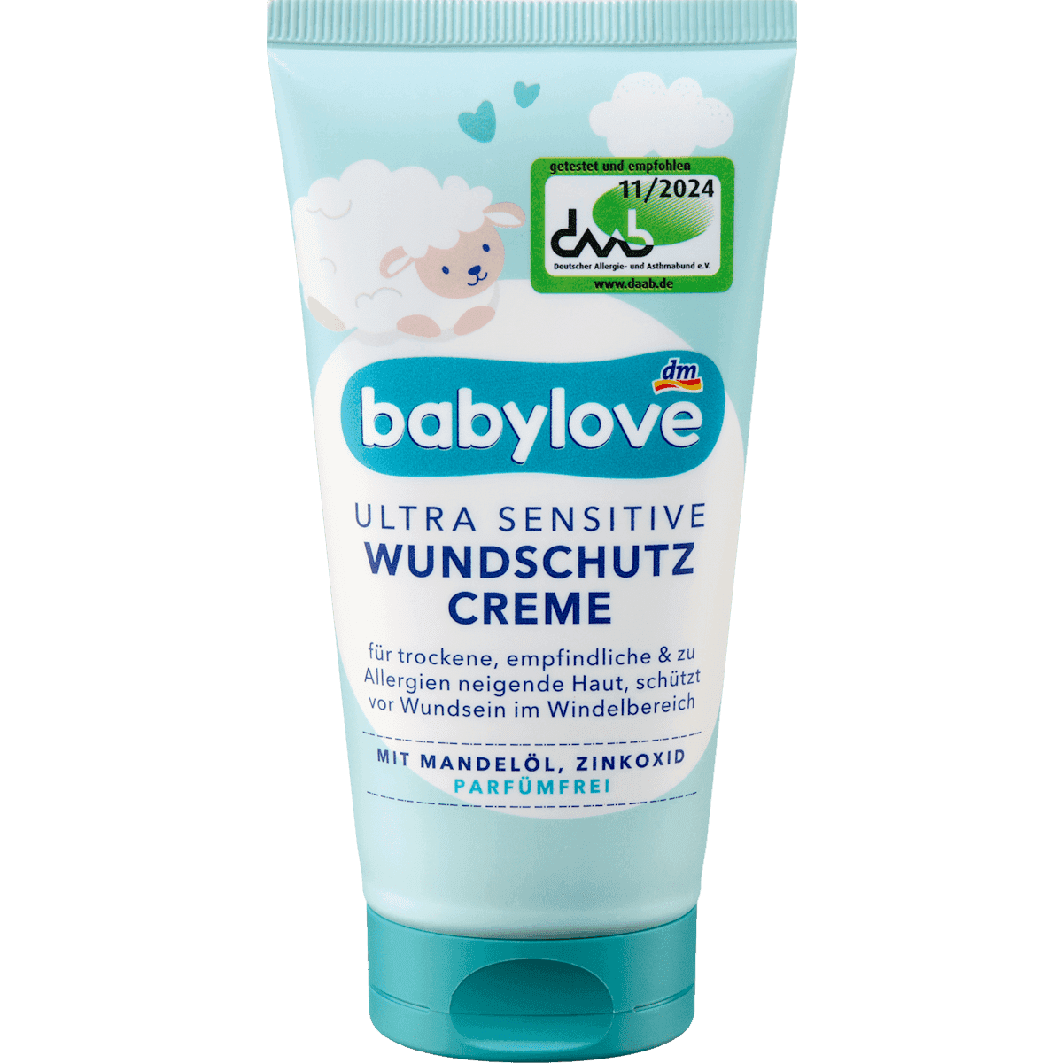 babylove Crème protectrice ultra sensitive, 75 ml — produit allemand authentique au Maroc