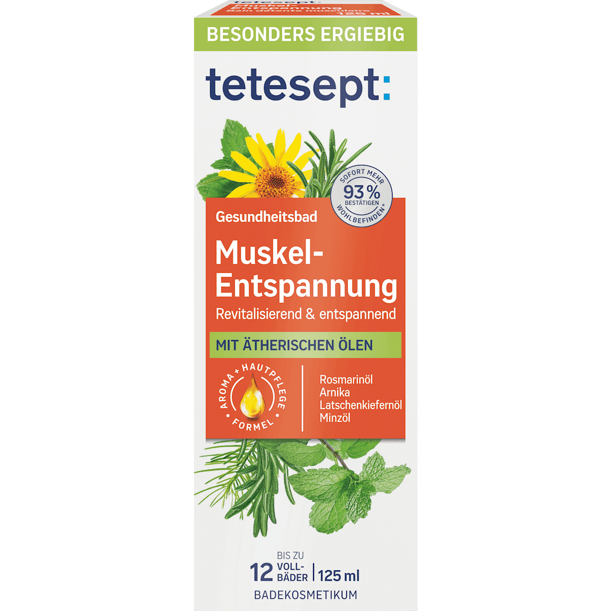 tetesept Gesundheitsbad muscles-Détente, 125 ml — produit allemand authentique au Maroc