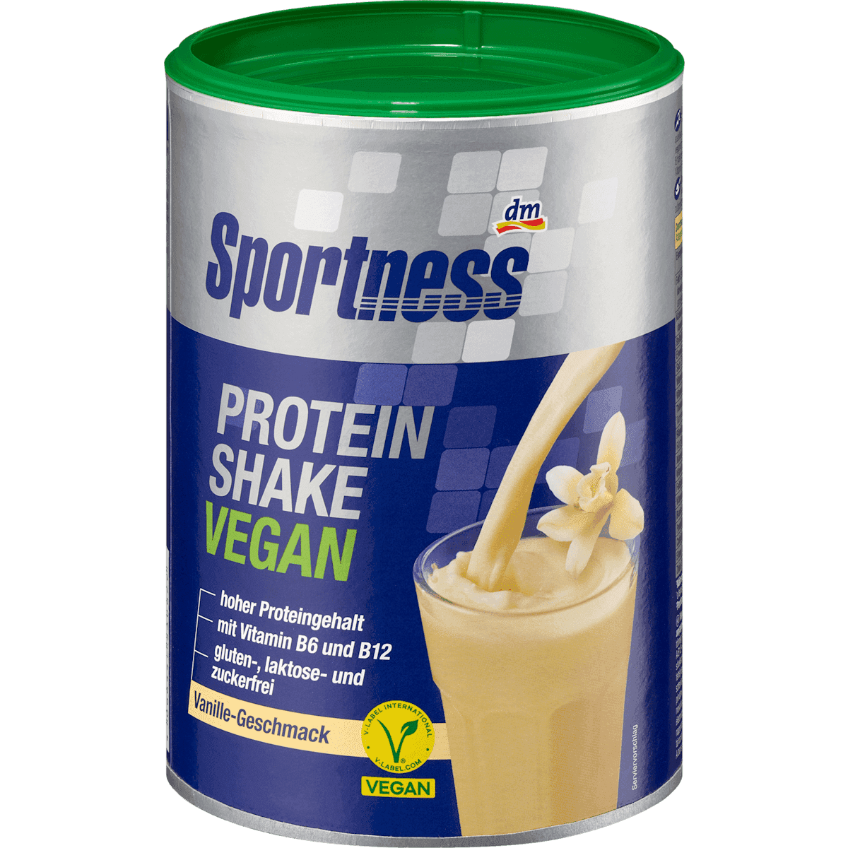 Sportness poudre protéinée shake vegan vanille 300 g — منتج ألماني أصلي في المغرب