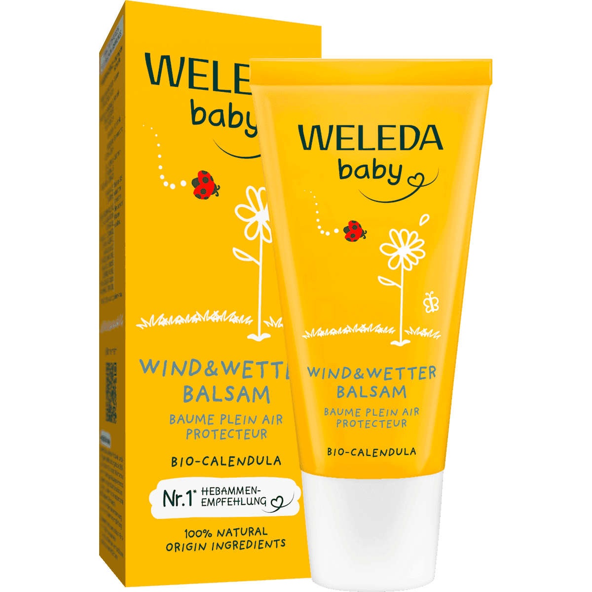 Weleda Wind & Wetter Balm Calendula, 30 ml — authentic German product in Morocco