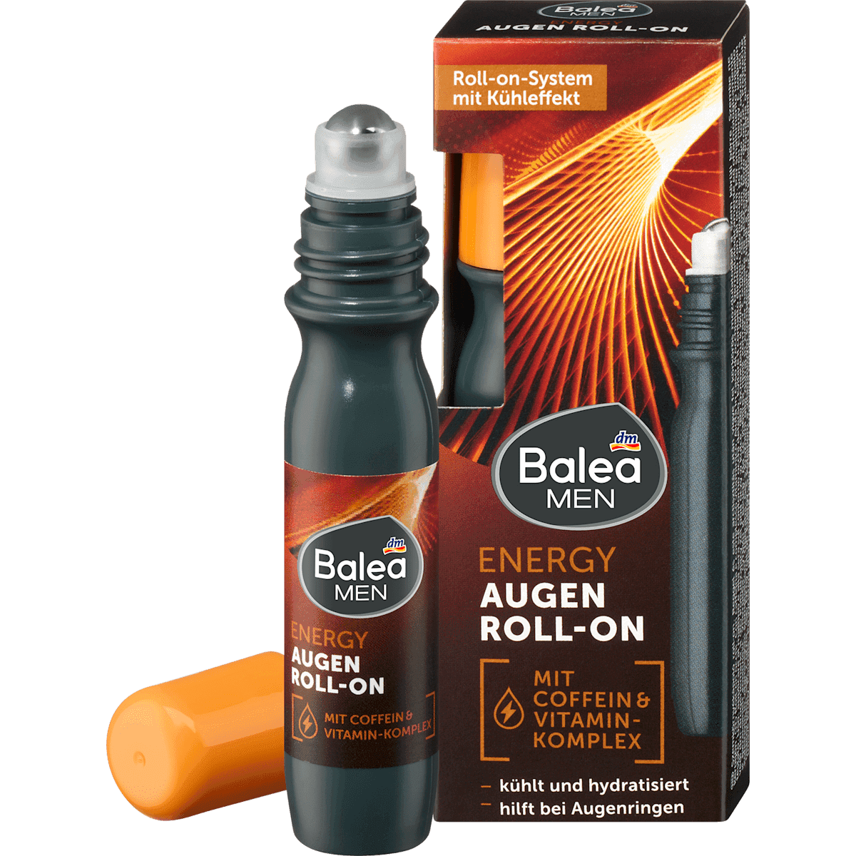 Balea MEN Roll-on contour des yeux Energy, 15 ml — produit allemand authentique au Maroc