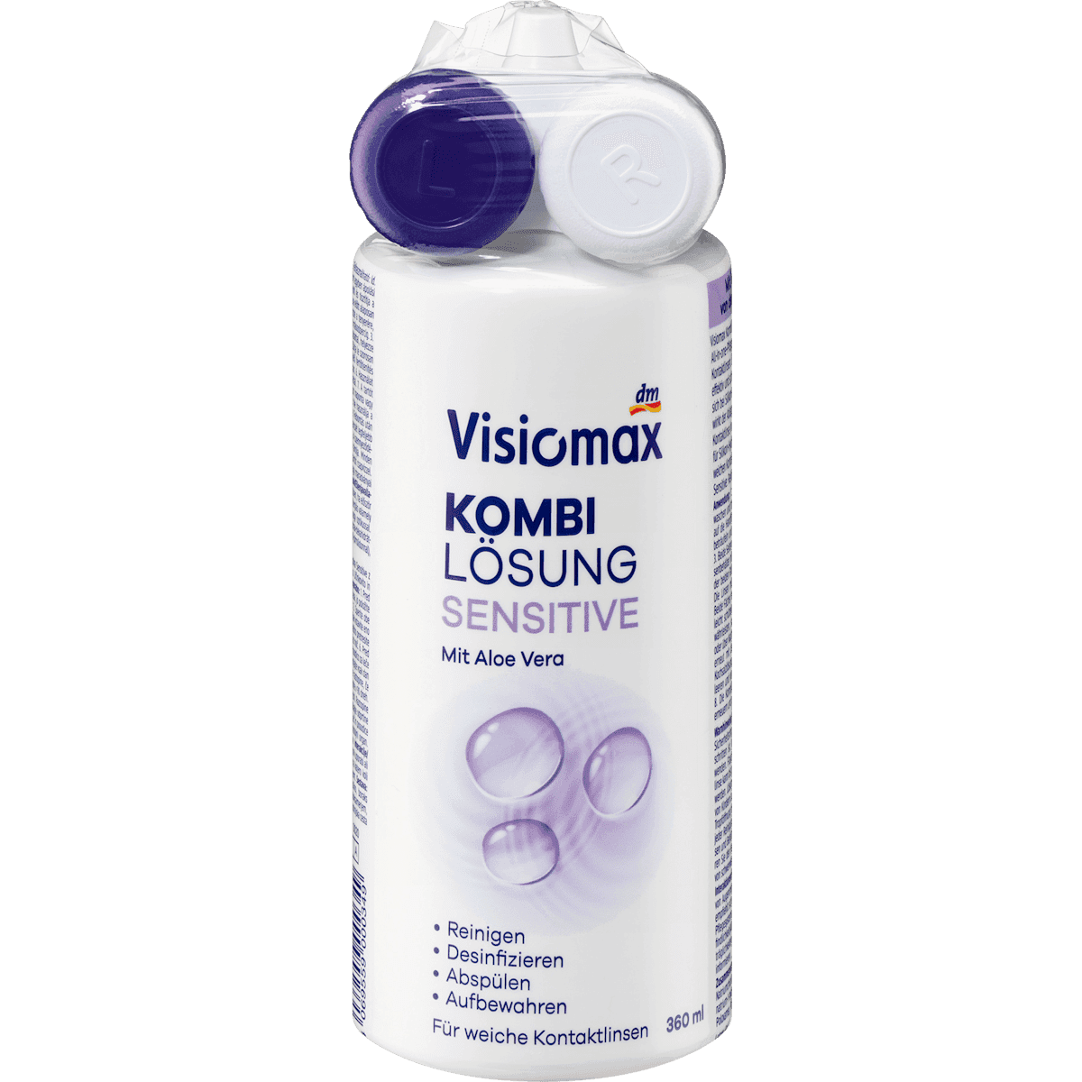 Visiomax Solution multifonction Sensitive avec étui 360 ml — produit allemand authentique au Maroc