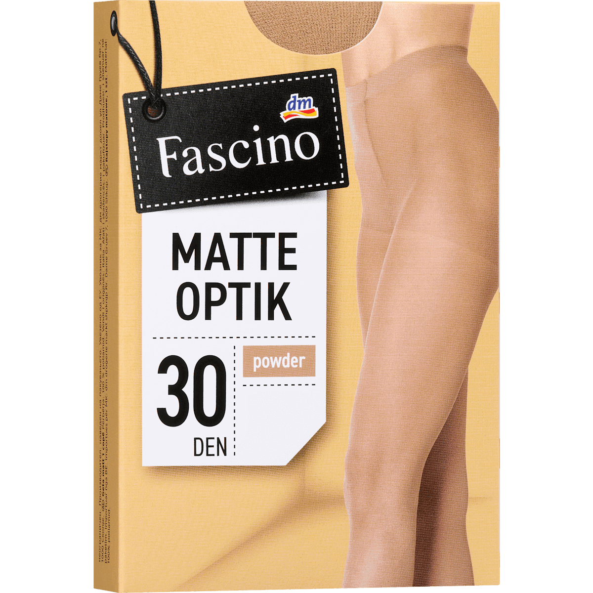 Fascino Collant mat poudré, Taille 42/44, 30 deniers — produit allemand authentique au Maroc