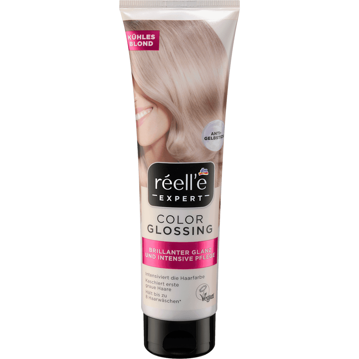 réell‘e EXPERT Soin glossing couleur Blond froid, 150 ml — produit allemand authentique au Maroc