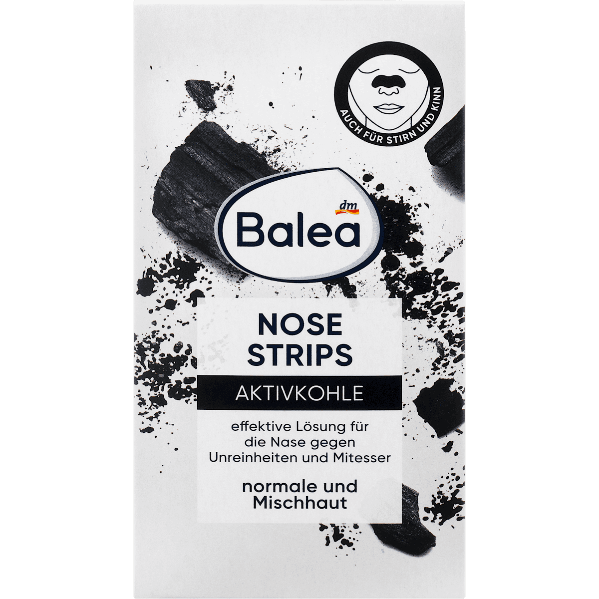 Balea Patchs nez au charbon actif 3 pièces — produit allemand authentique au Maroc