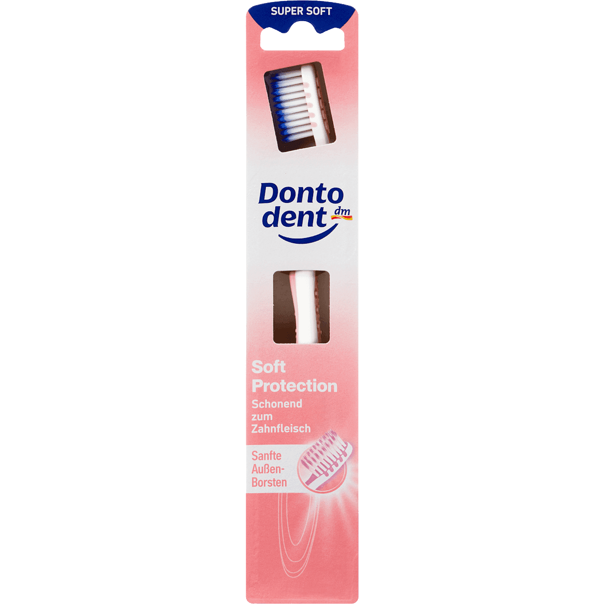 Dontodent toothbrush Soft Protection super soft 1 pc — authentic German product in Morocco