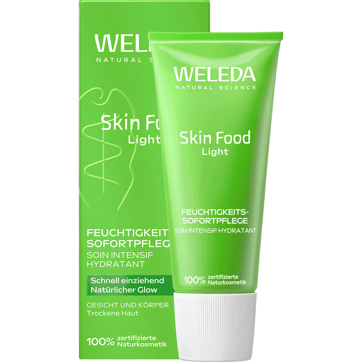 Weleda Crème visage et corps Skin Food Light, 75 ml — produit allemand authentique au Maroc