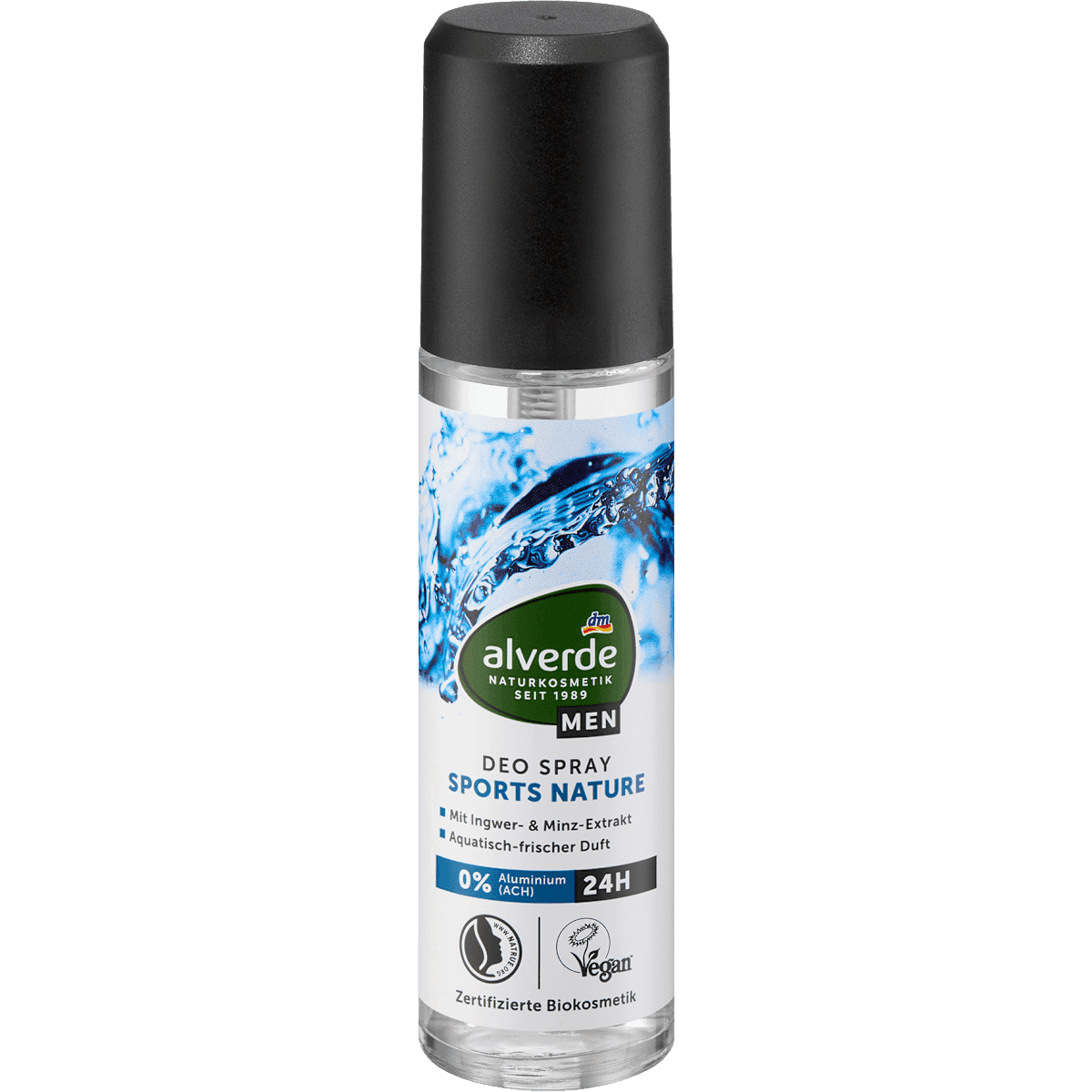 alverde MEN Déodorant vaporisateur Sports Nature 75 ml — منتج ألماني أصلي في المغرب
