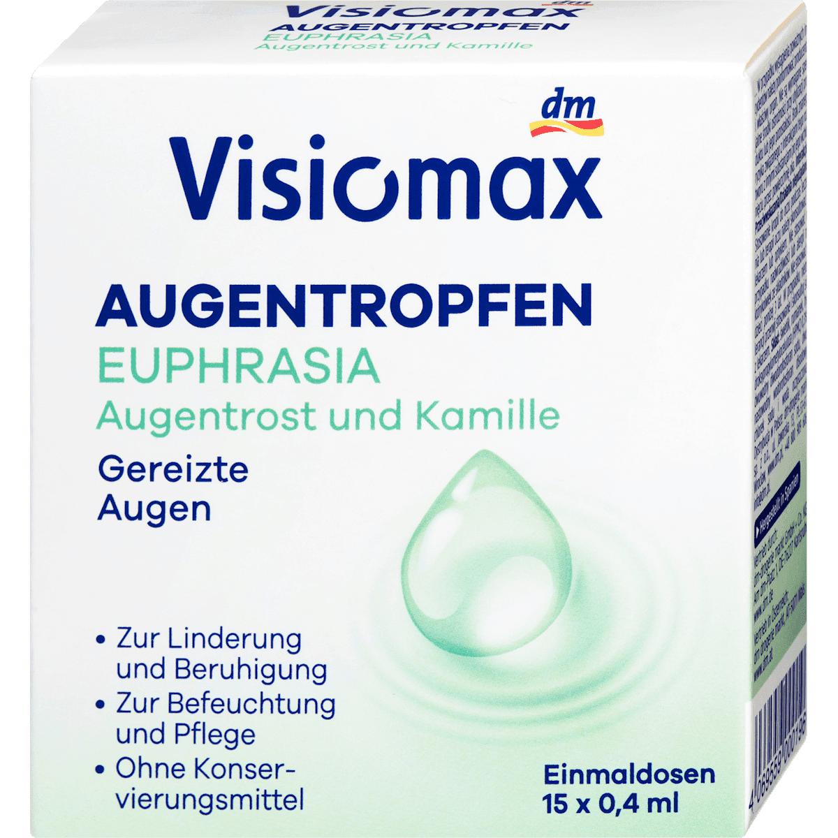 Visiomax Euphrasia gouttes pour les yeux 6 ml — produit allemand authentique au Maroc