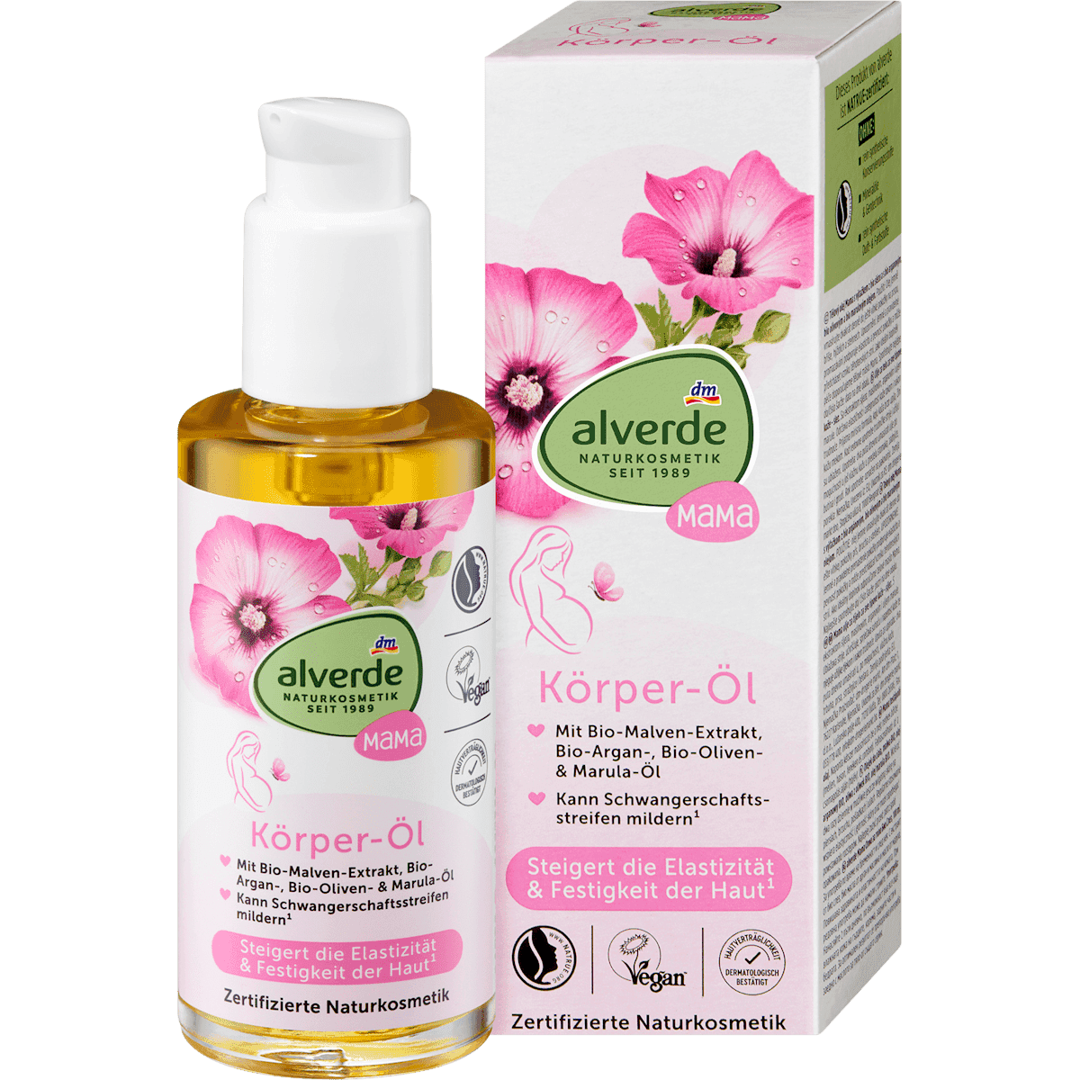alverde NATURKOSMETIK huile corporelle Mama 100 ml — منتج ألماني أصلي في المغرب