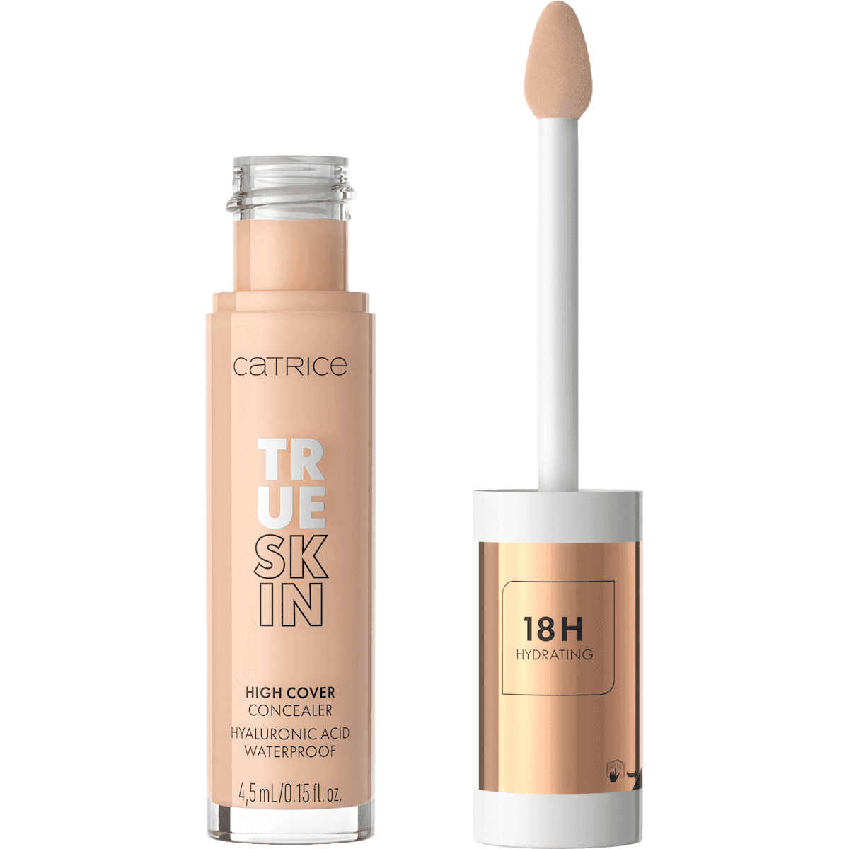 Catrice Correcteur True Skin High Cover Waterproof 020 Warm Beige, 4,5 ml — produit allemand authentique au Maroc