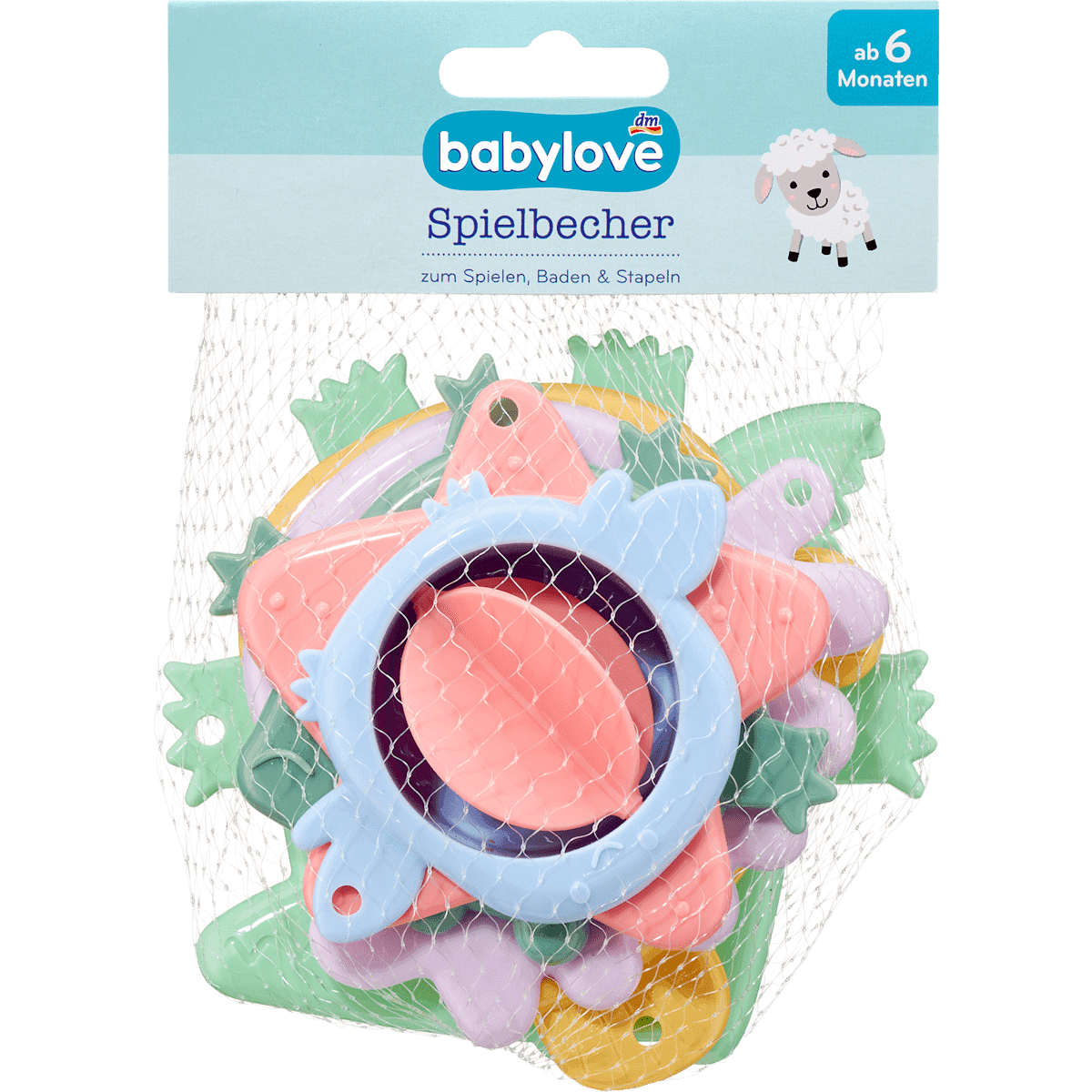 babylove Gobelets à empiler 6 pièces, 1 pièce — produit allemand authentique au Maroc