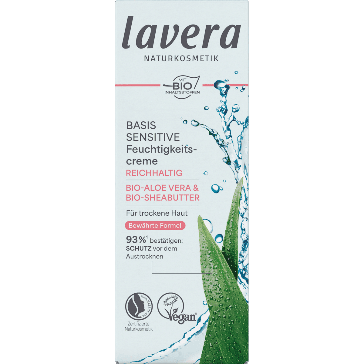 lavera NATURKOSMETIK Crème visage Basis Sensitiv peaux sèches, 50 ml — منتج ألماني أصلي في المغرب