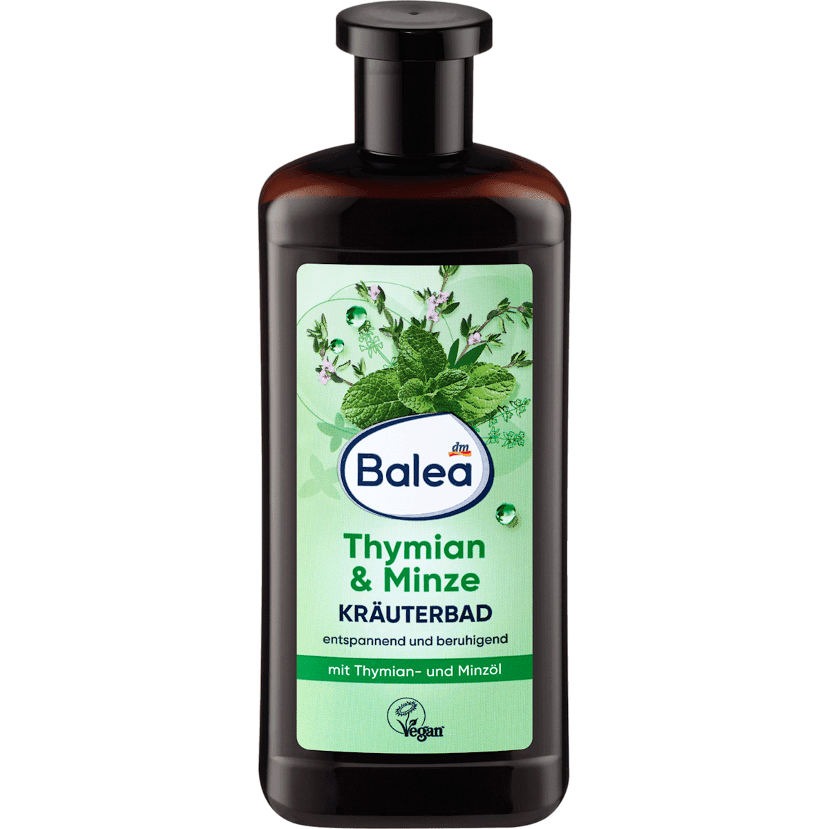 Balea Bain aux herbes Thym et Menthe 500 ml — produit allemand authentique au Maroc