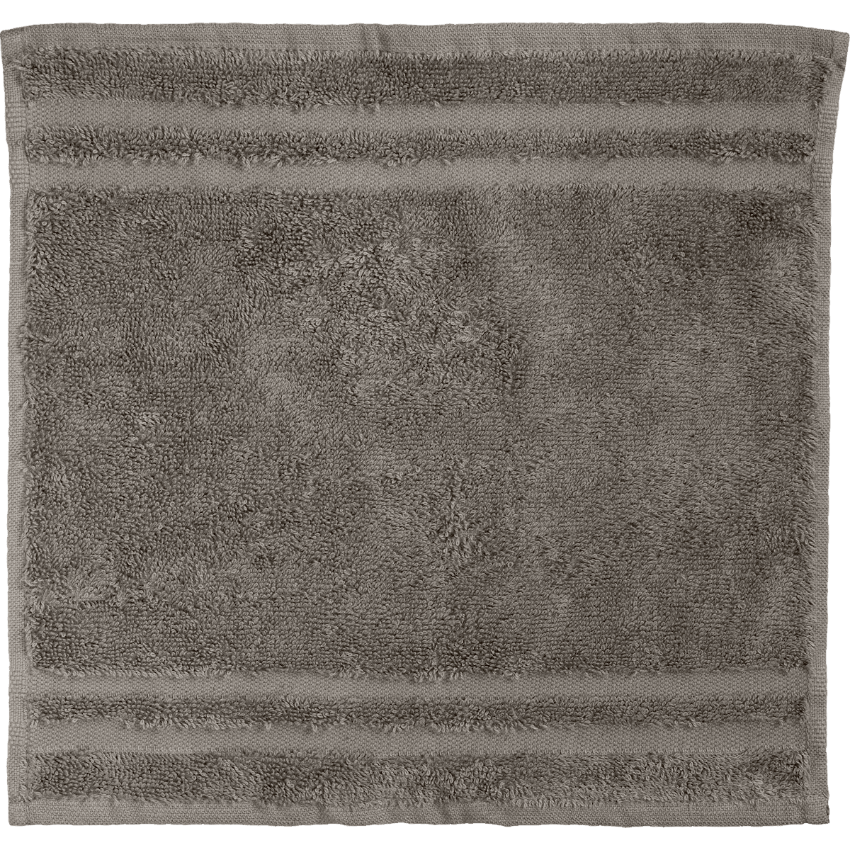 ebelin Serviette éponge grise 30x30 cm certifiée GOTS 1 pièce — produit allemand authentique au Maroc