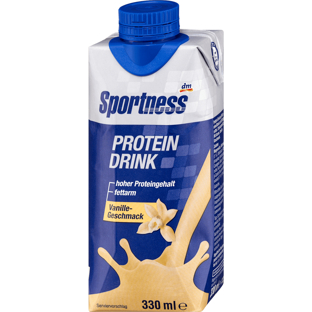 Sportness boisson protéinée vanille prête à boire 330 ml — produit allemand authentique au Maroc
