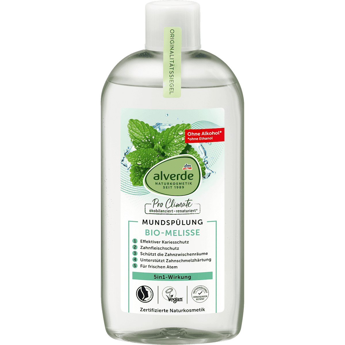 alverde NATURKOSMETIK Bain de bouche Mélisse 500 ml — منتج ألماني أصلي في المغرب