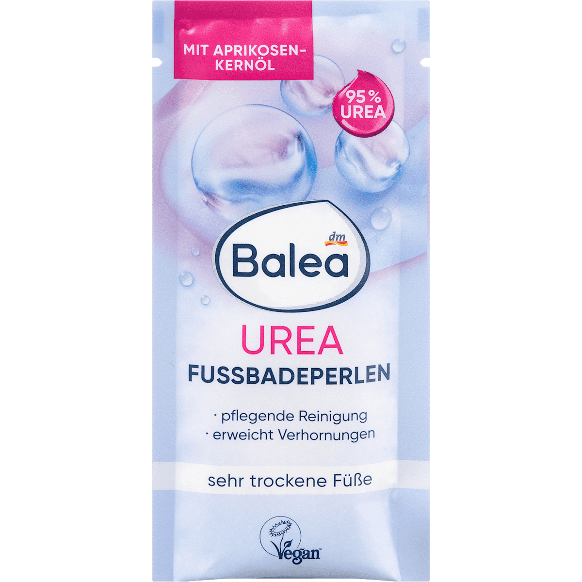 Balea Perles de bain pour pieds très secs Urea, 20 g — produit allemand authentique au Maroc