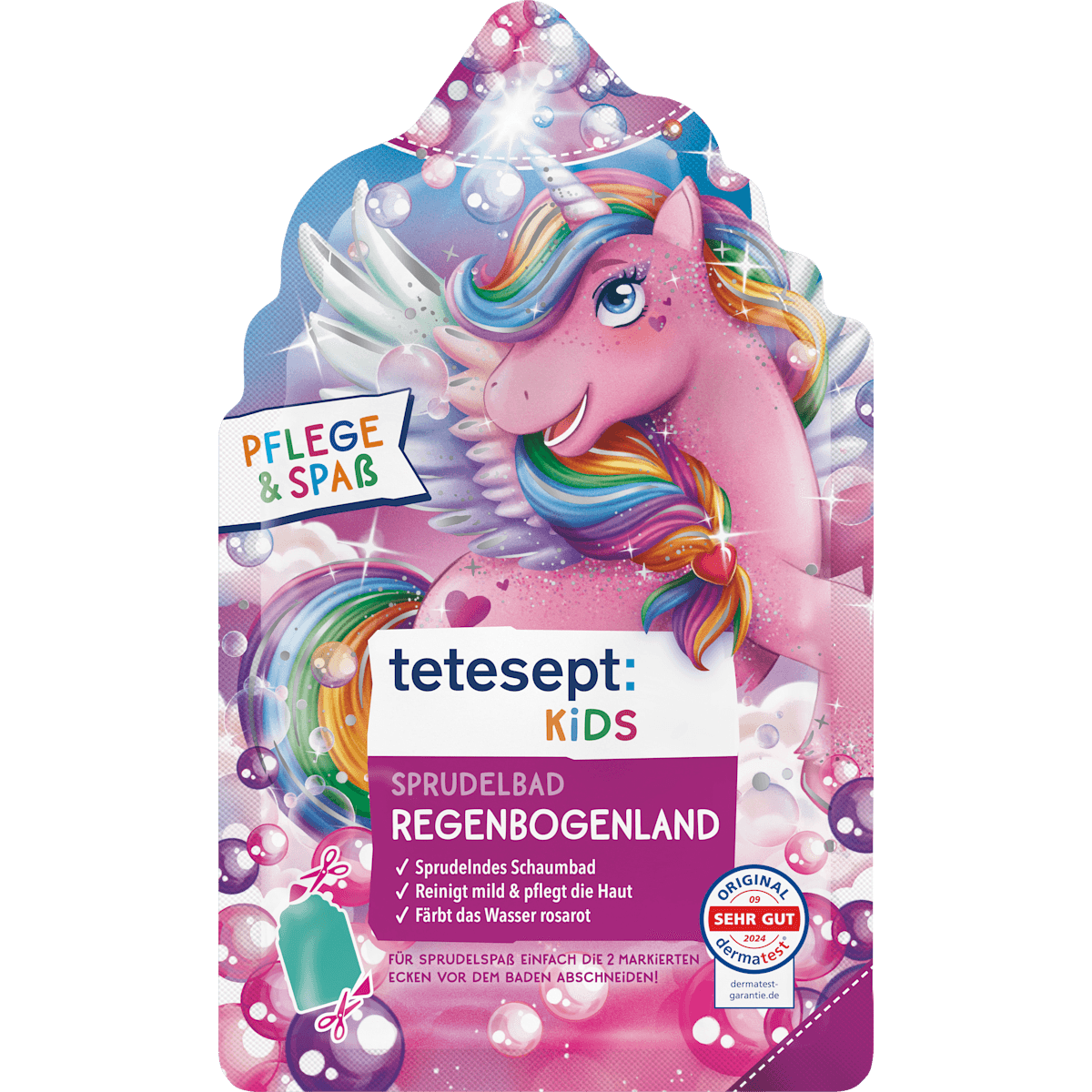 tetesept : KIDS Enfant Bain moussant Sprudelbad Regenbogenland, 40 g — منتج ألماني أصلي في المغرب