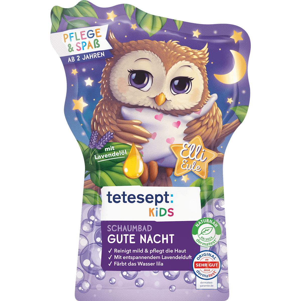 tetesept : KIDS Bain moussant Bonne Nuit, 40 ml — produit allemand authentique au Maroc