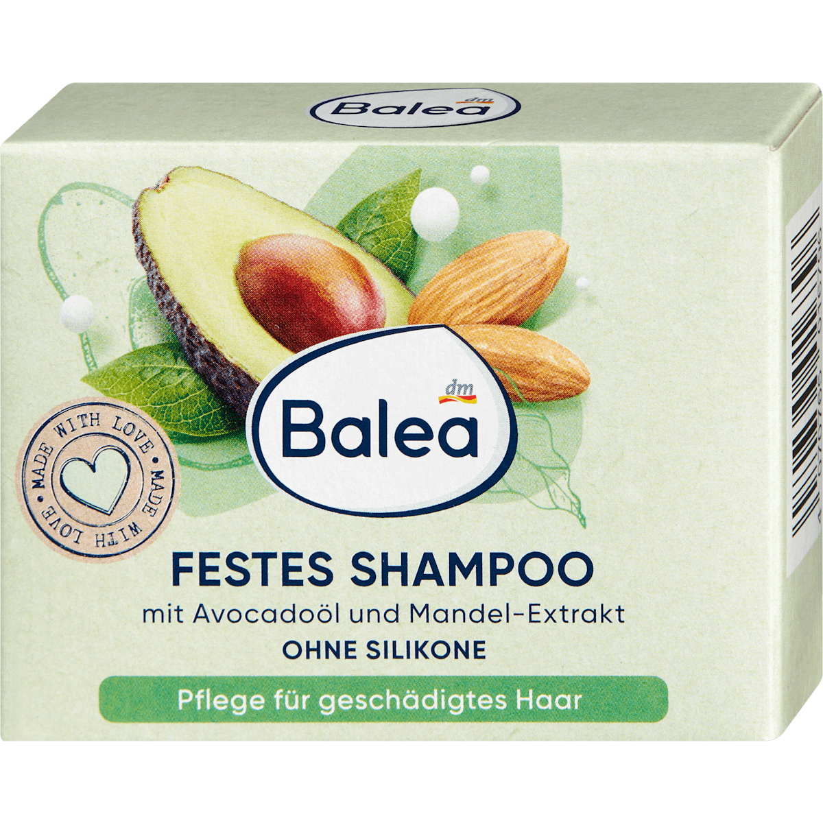 Balea Shampoo solid avocado milk d'amande 60 g — authentic German product in Morocco