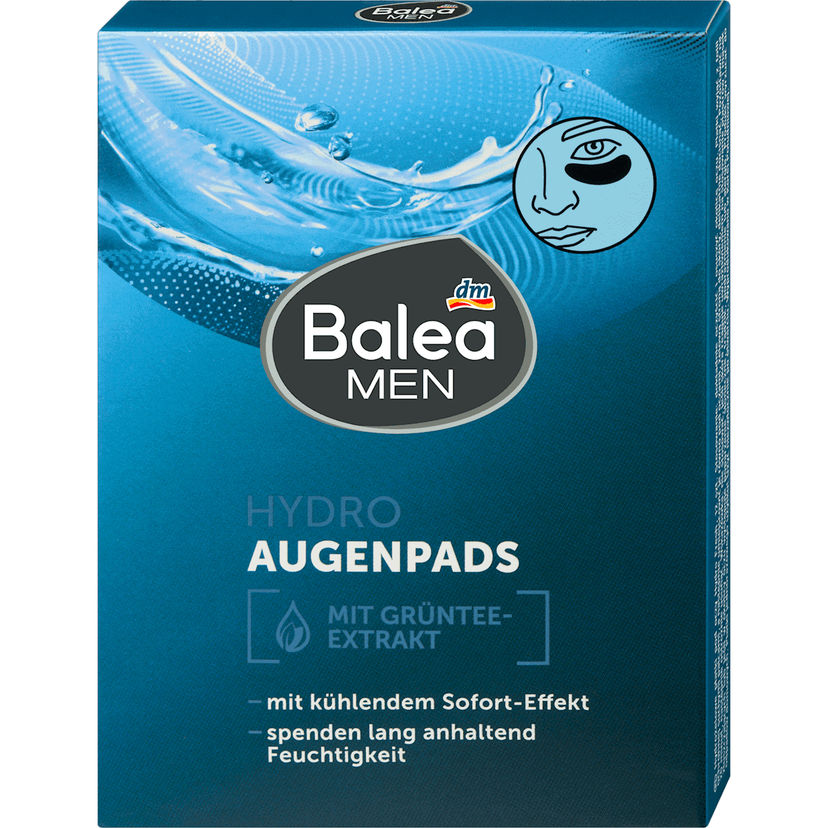 Balea MEN Patches eyes Hydro (6 pairs), 12 pcs — authentic German product in Morocco