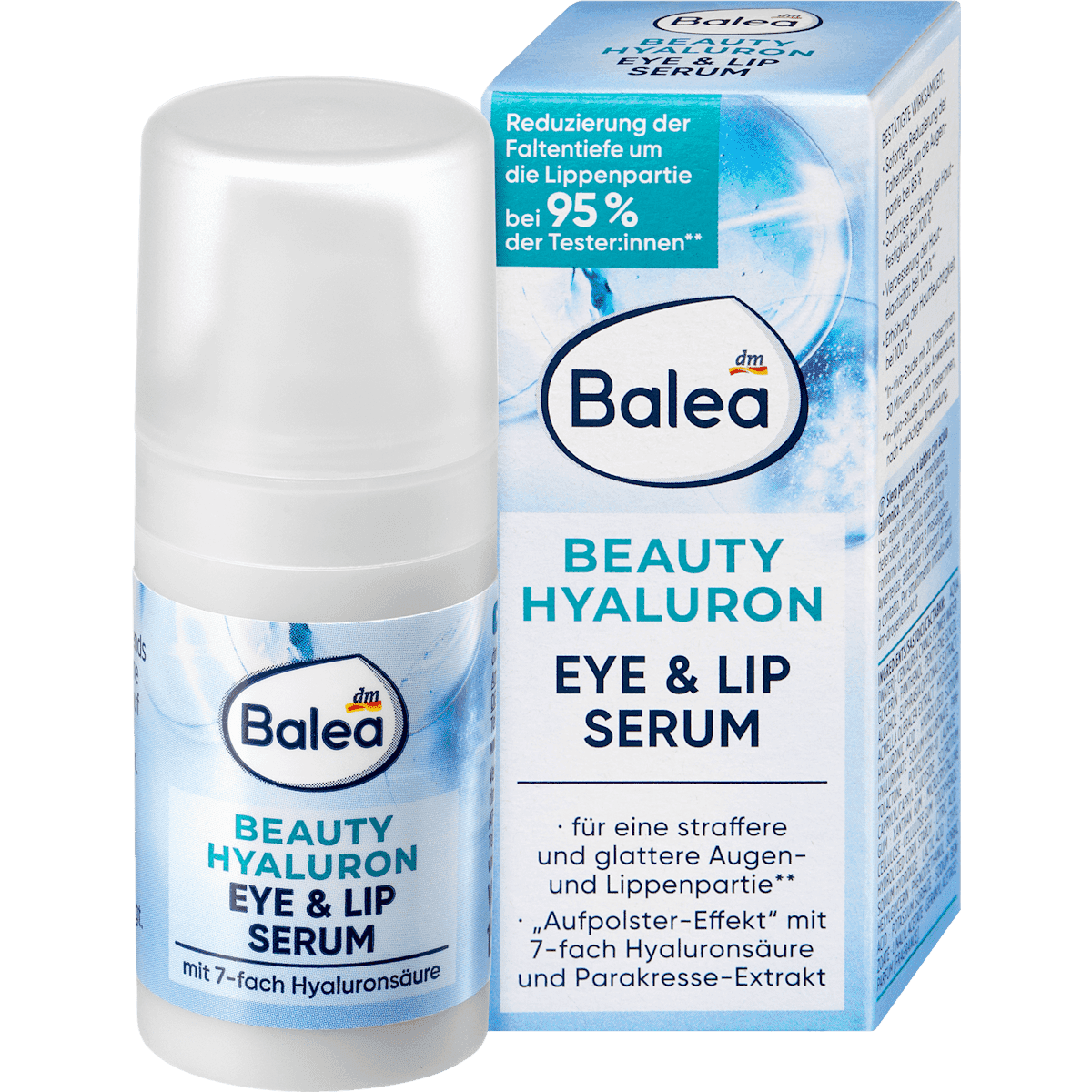 Balea Sérum Beauty Acide hyaluronique Eye & Lip 15 ml — منتج ألماني أصلي في المغرب