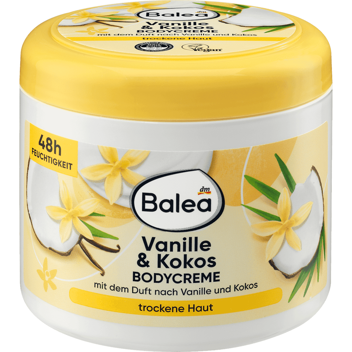 Balea Crème corps vanille & coco 500 ml — produit allemand authentique au Maroc