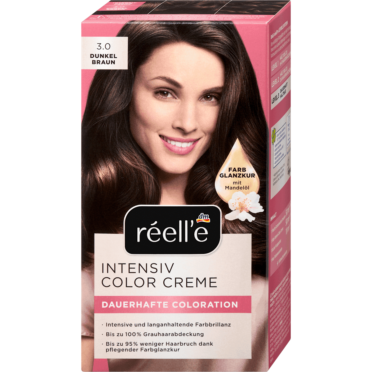 réell‘e Coloration permanente 3.0 Châtain foncé, 1 pièce — منتج ألماني أصلي في المغرب
