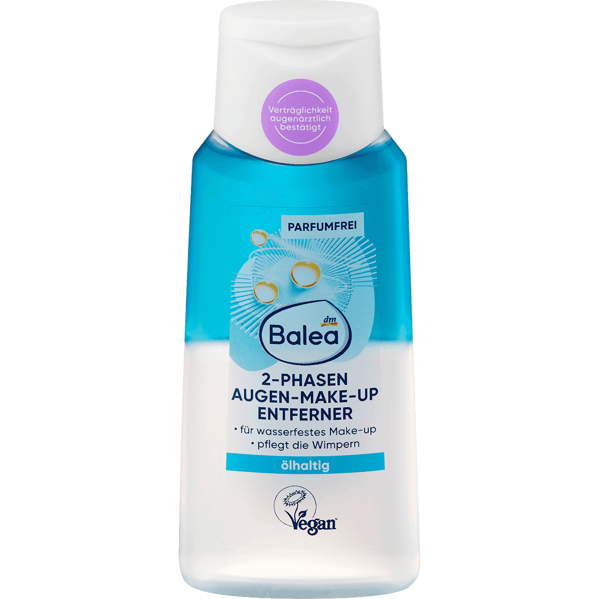 Balea Démaquillant yeux 2 phases, 100 ml — produit allemand authentique au Maroc