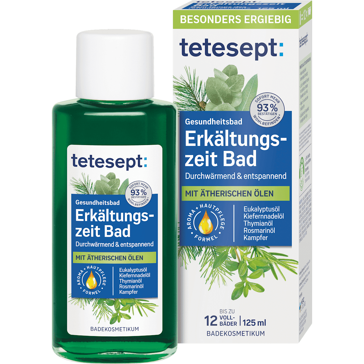 tetesept saison froide Bad, 125 ml — produit allemand authentique au Maroc