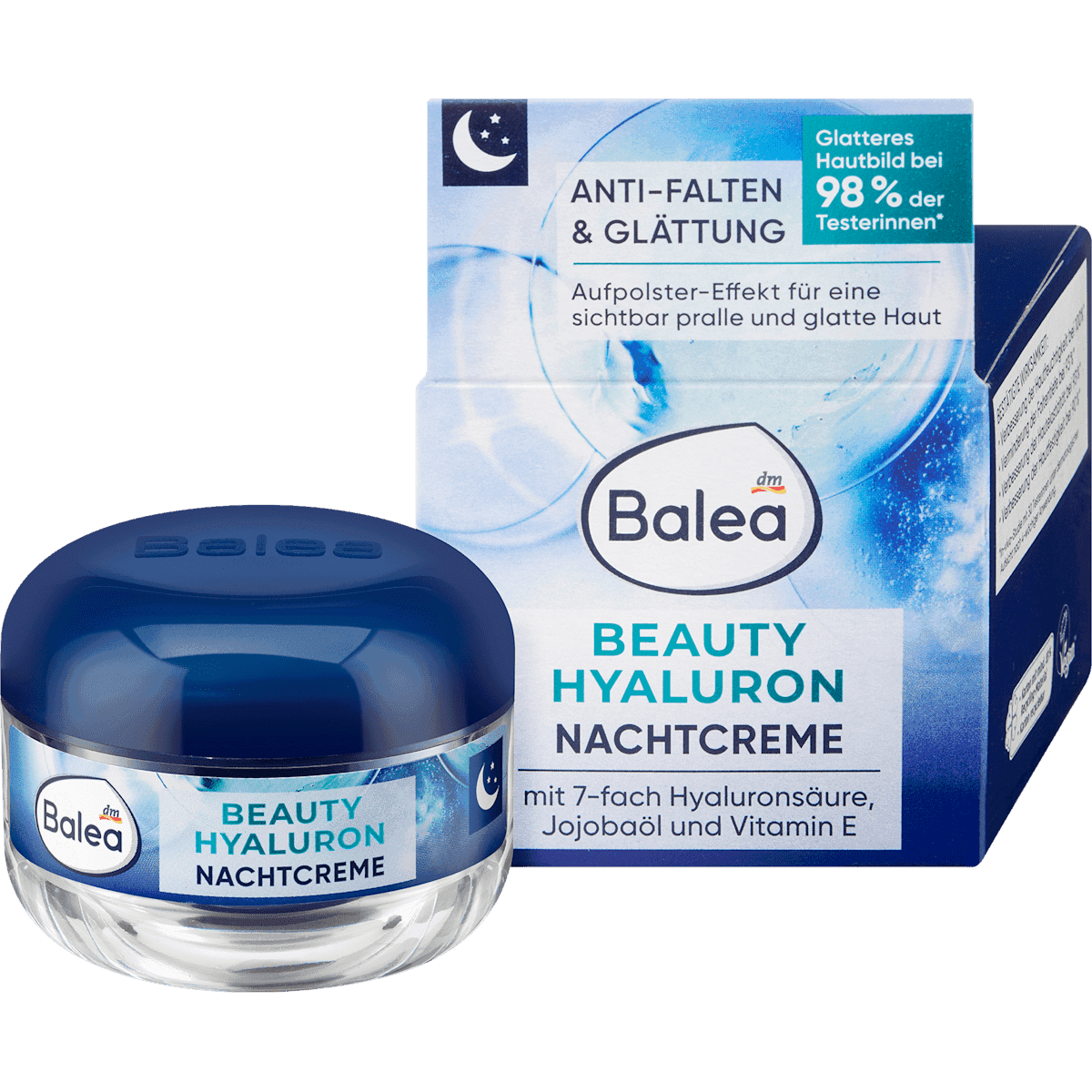 Balea crème de nuit anti-rides Beauty Acide hyaluronique, 50 ml — منتج ألماني أصلي في المغرب