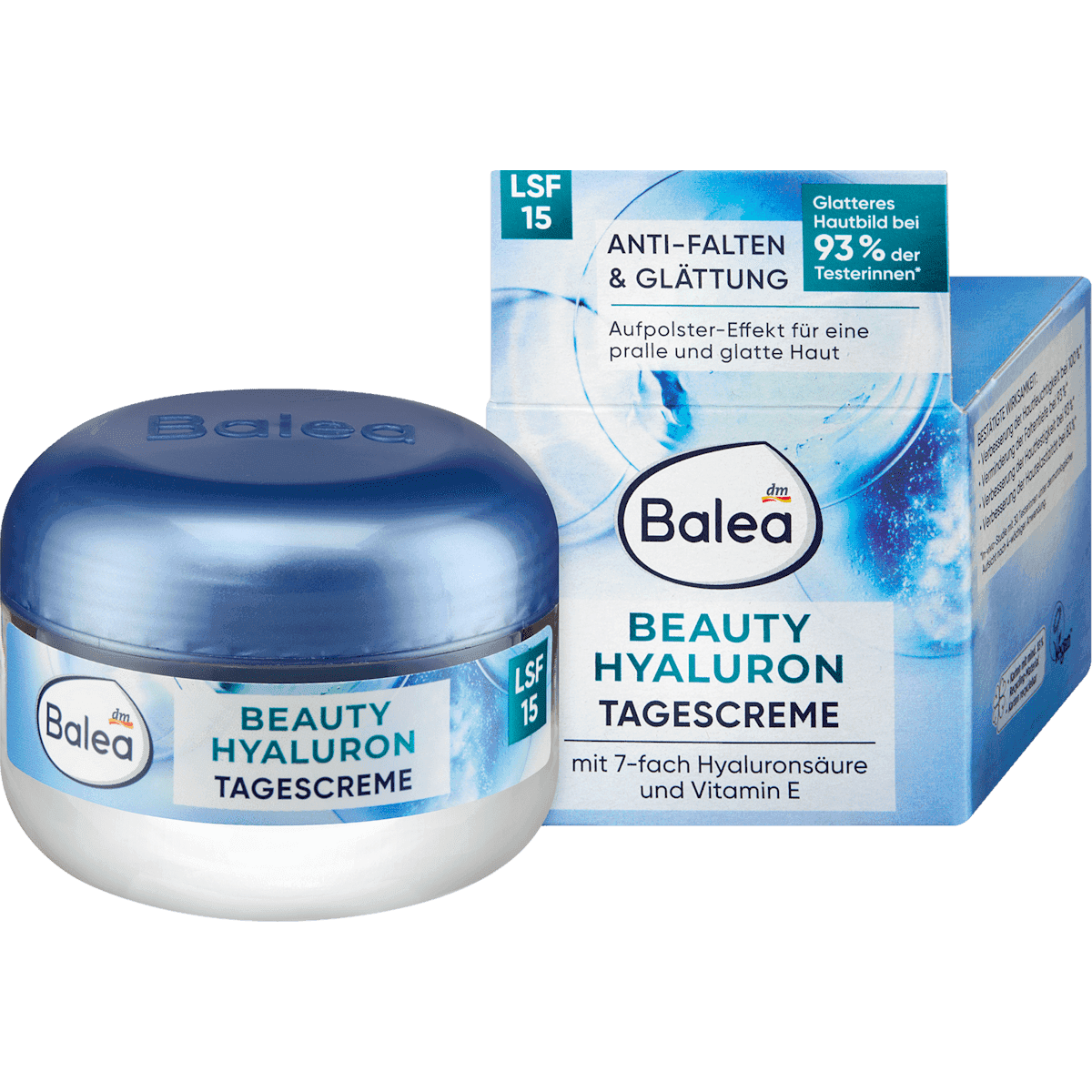 Balea crème visage Acide hyaluronique Beauty LSF 15 50 ml — منتج ألماني أصلي في المغرب