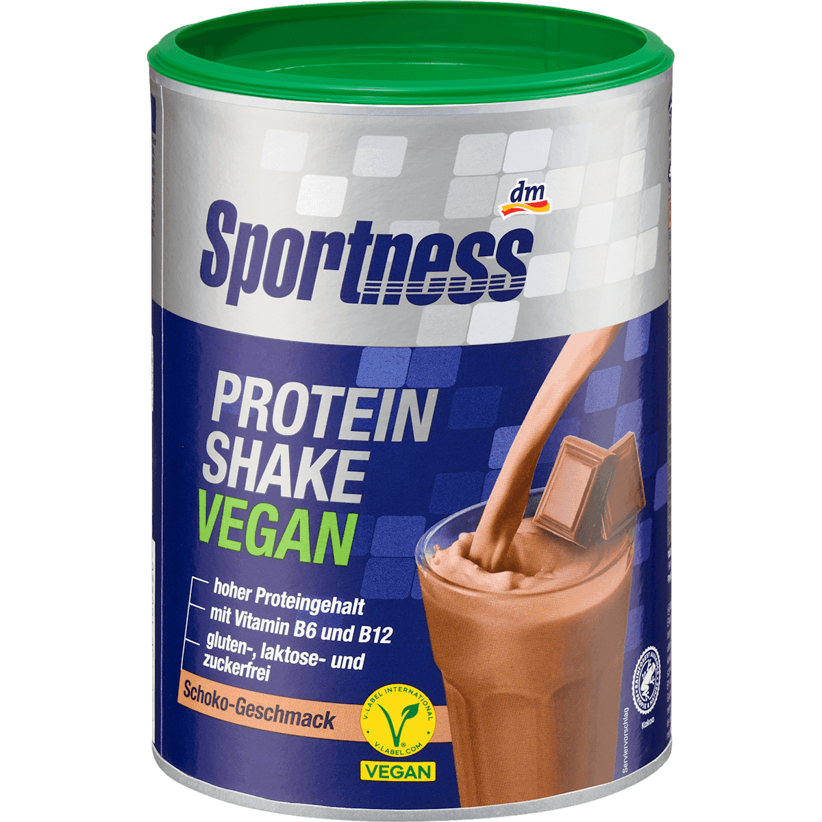 Sportness Poudre protéinée Shake vegan chocolat 300 g — منتج ألماني أصلي في المغرب