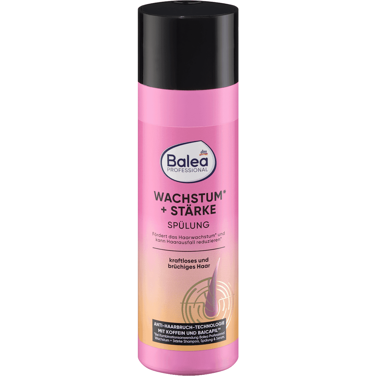 Balea PROFESSIONAL Après-shampoing Croissance + Force 200 ml — produit allemand authentique au Maroc