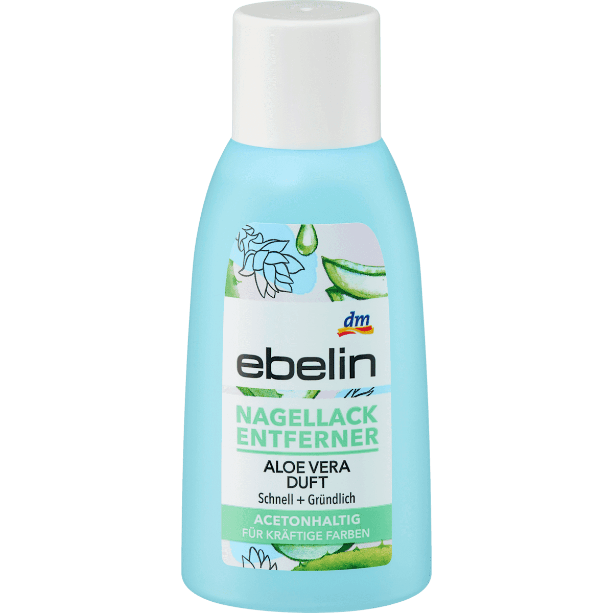ebelin dissolvant pour vernis avec acétone 125 ml — produit allemand authentique au Maroc