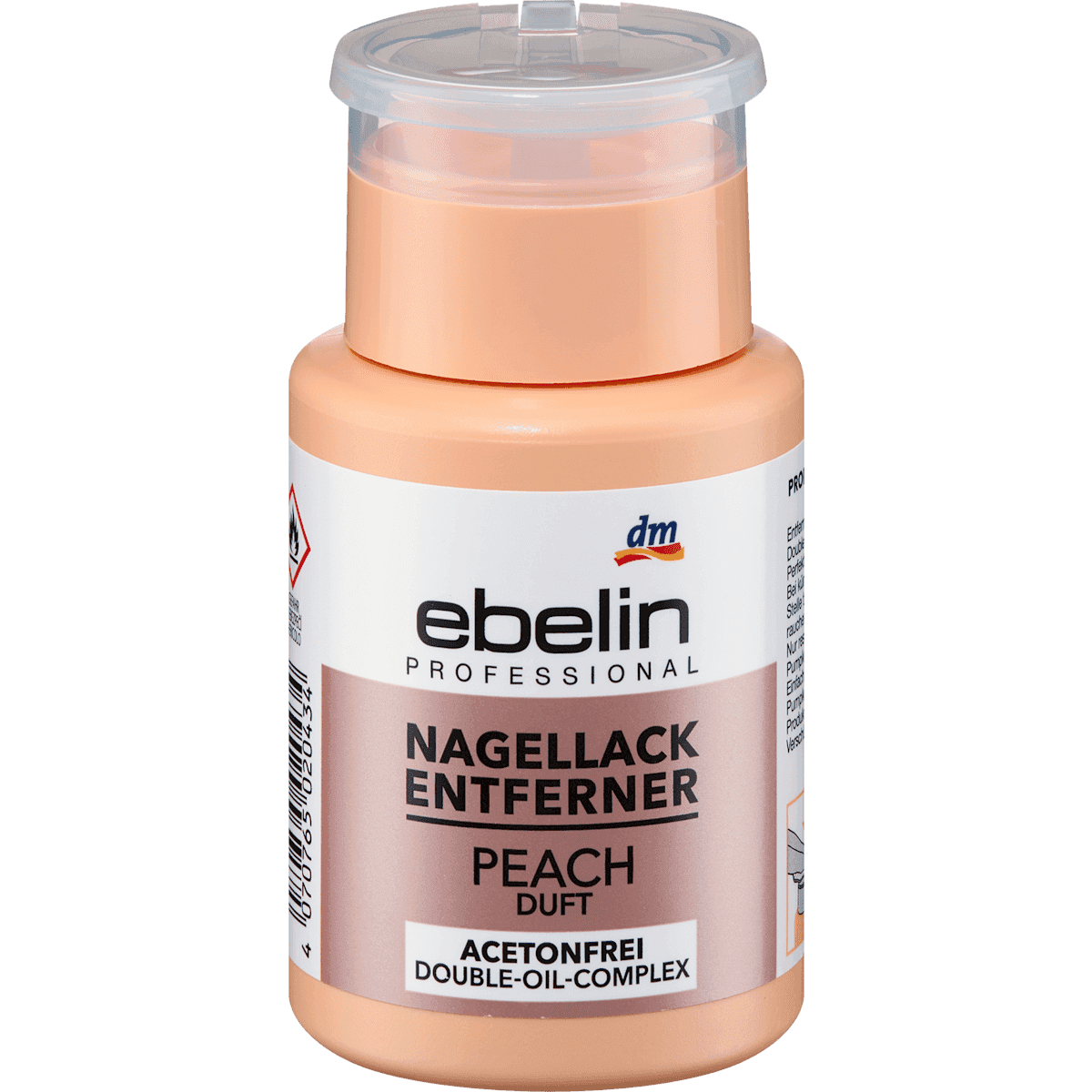 ebelin Dissolvant Professional Express sans acétone, 125 ml — produit allemand authentique au Maroc