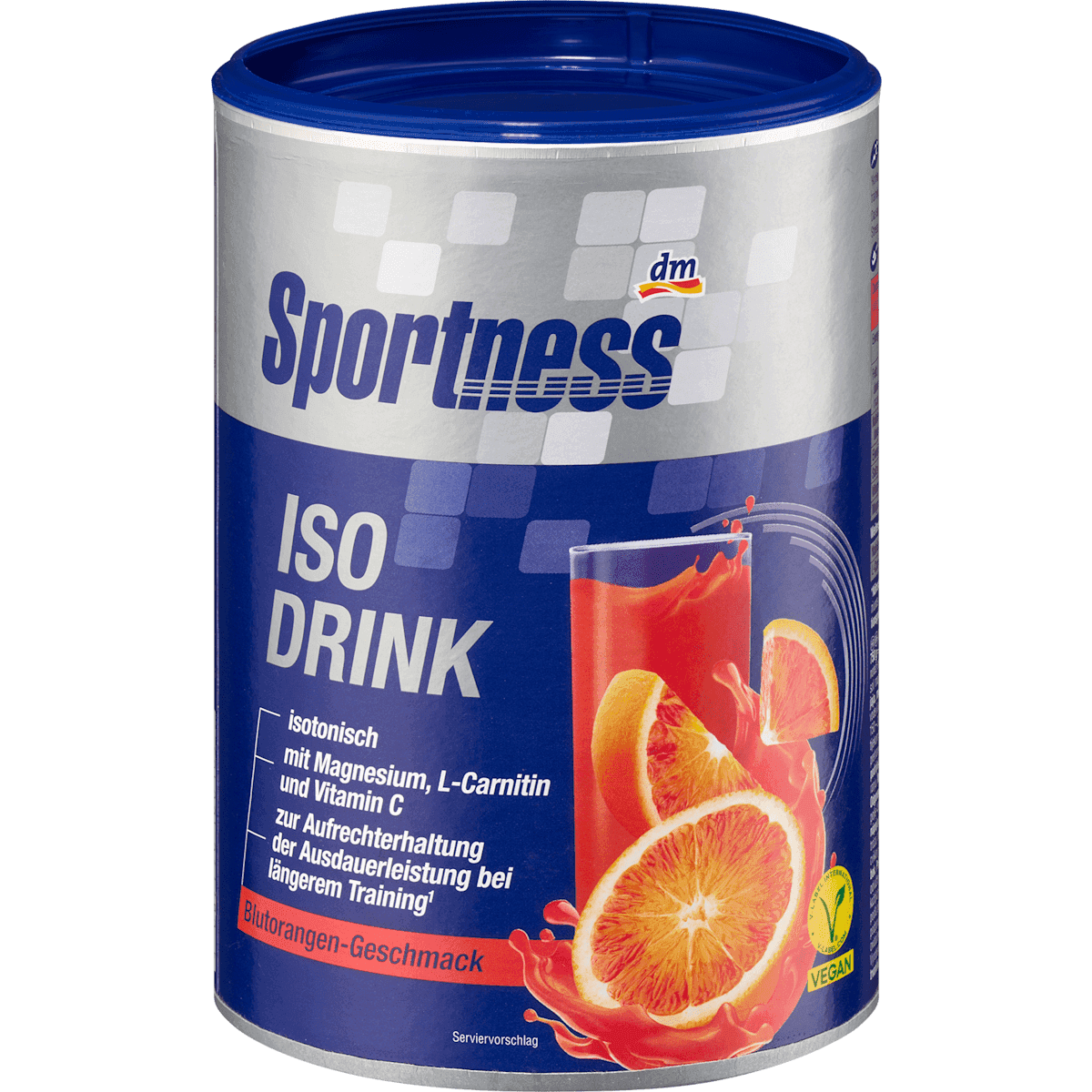 Sportness Drink iso in powder flavour orange sanguine 750 g — authentic German product in Morocco