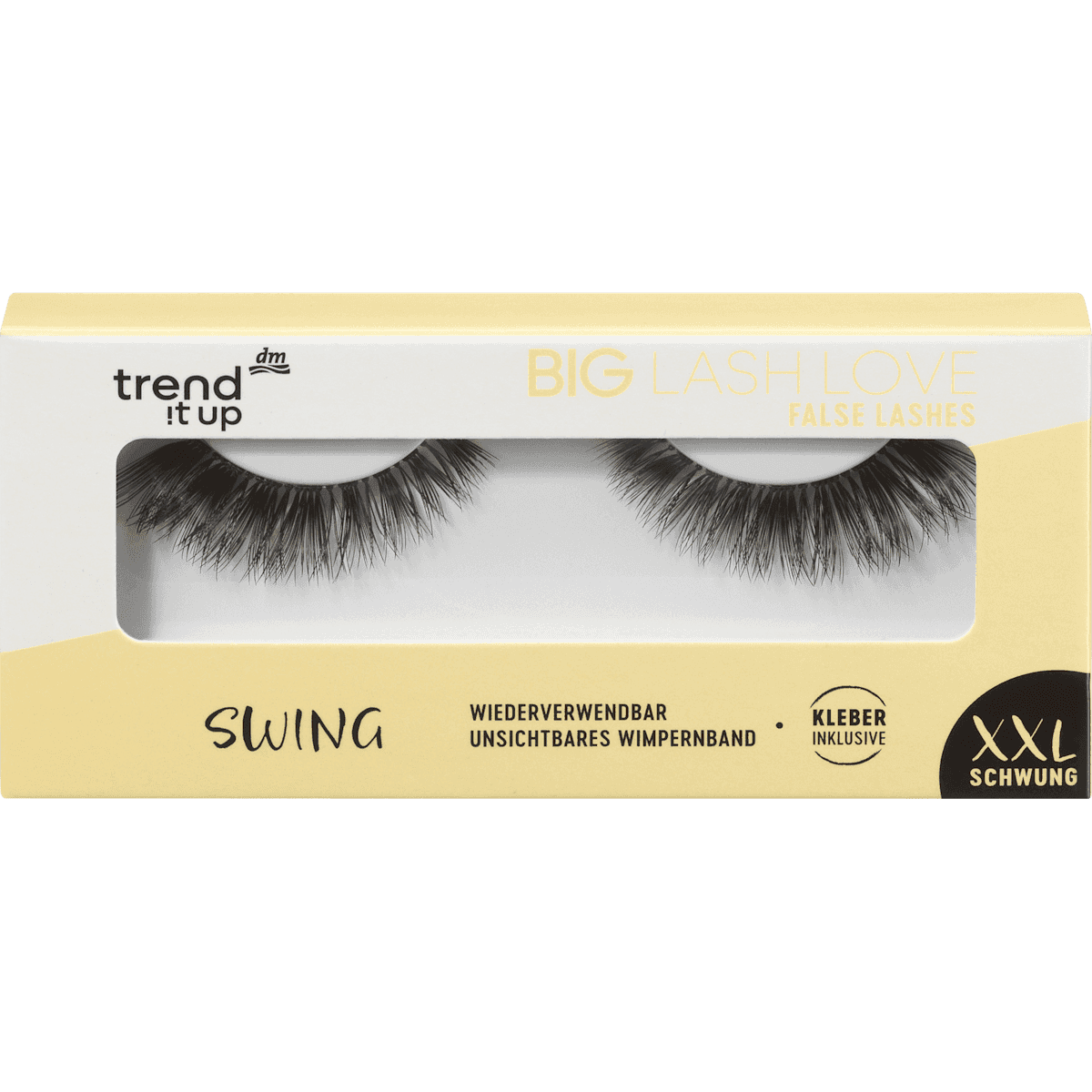 trend !t up faux cils Big Lash Love Swing 1 paire 2 pièces — produit allemand authentique au Maroc
