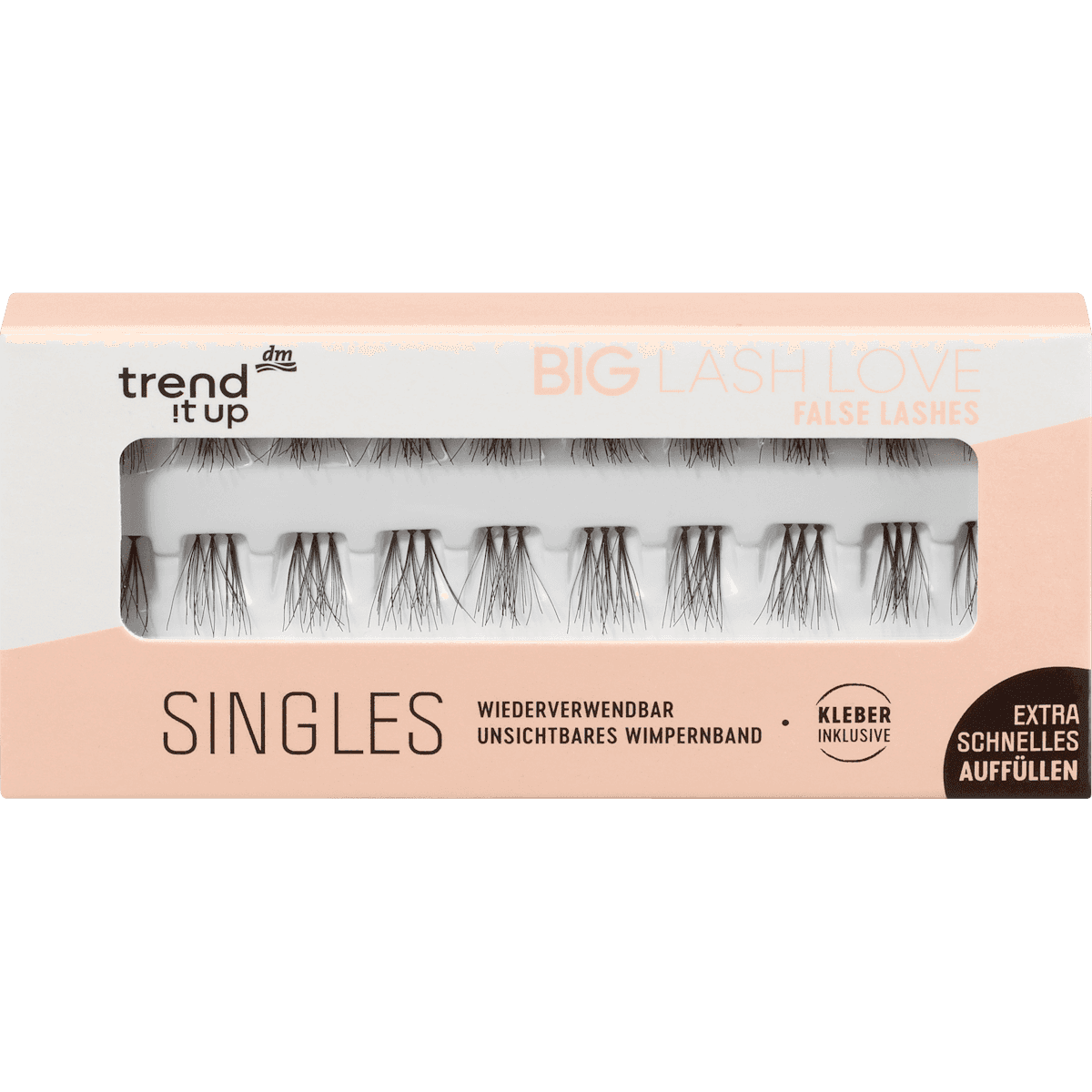 trend !t up Faux cils Big Lash Love Singles, 1 pc — produit allemand authentique au Maroc