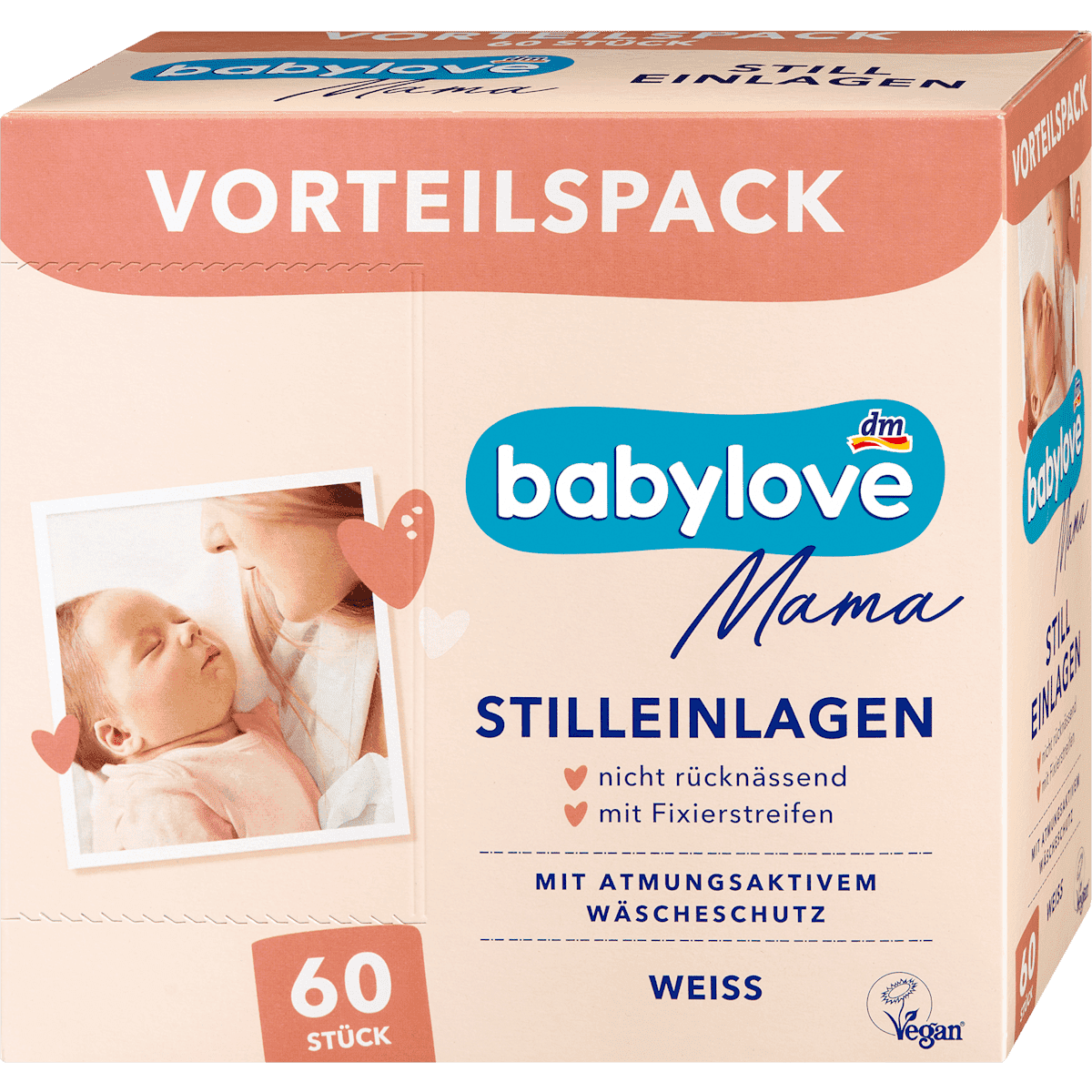 babylove Mama coussinets d'allaitement blanc 60 pièces — منتج ألماني أصلي في المغرب