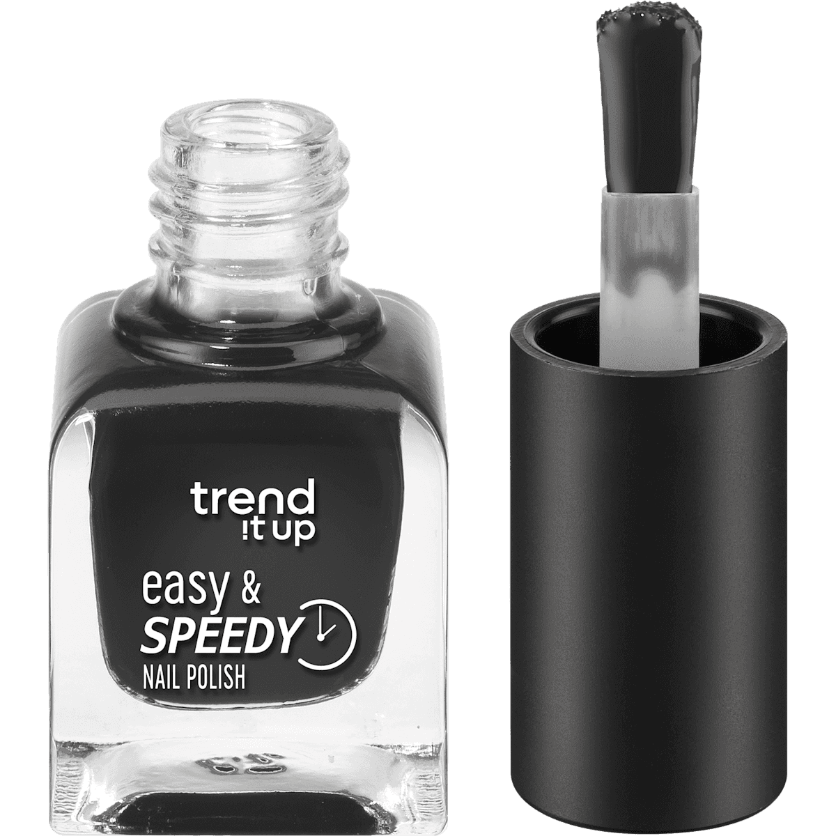 trend !t up Vernis à ongles Easy & Speedy 120 Black 6 ml — produit allemand authentique au Maroc